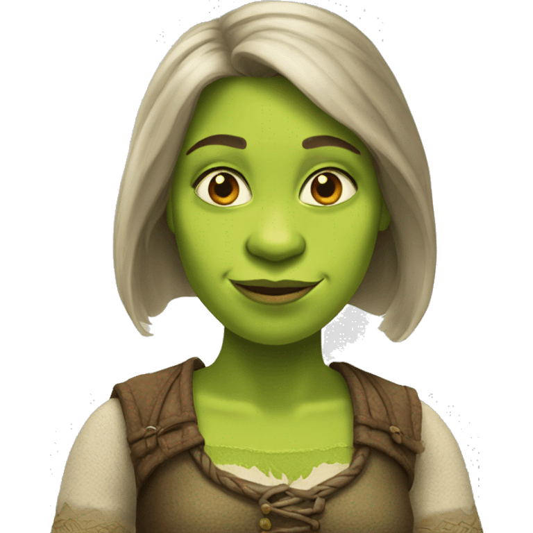 female Shrek emoji