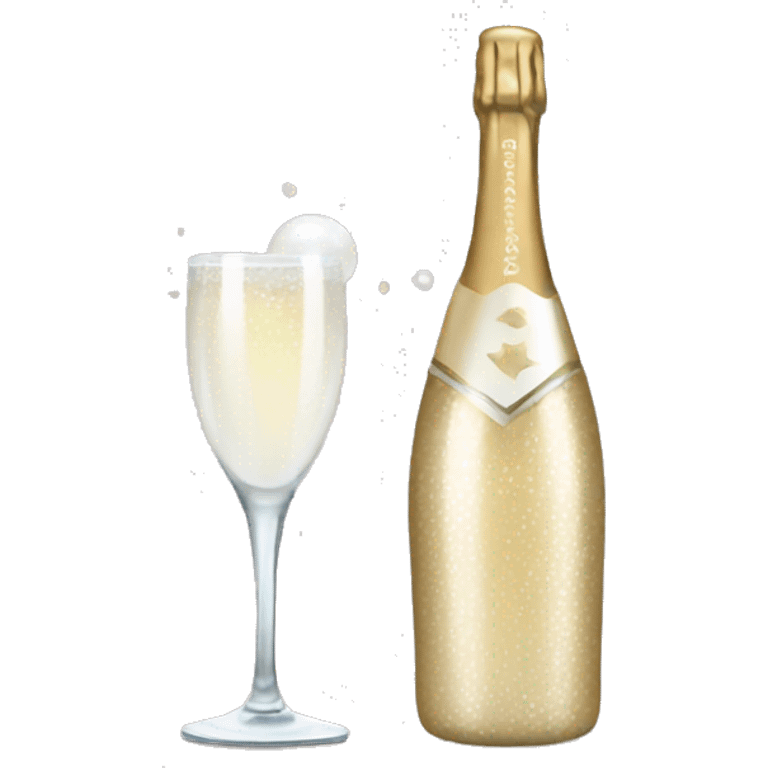 Pearls and prosecco emoji