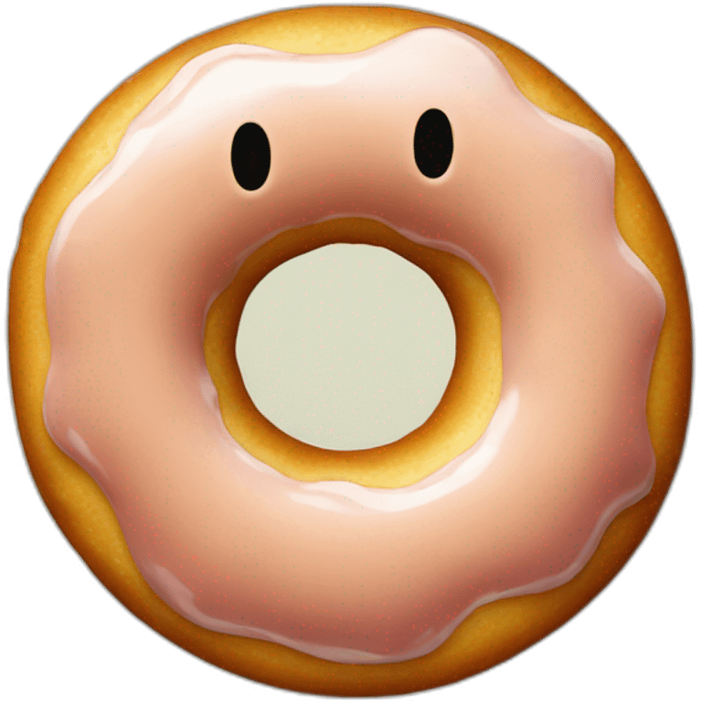 smiling doughnut emoji emoji