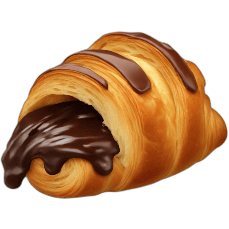 Chocolate croissant  emoji