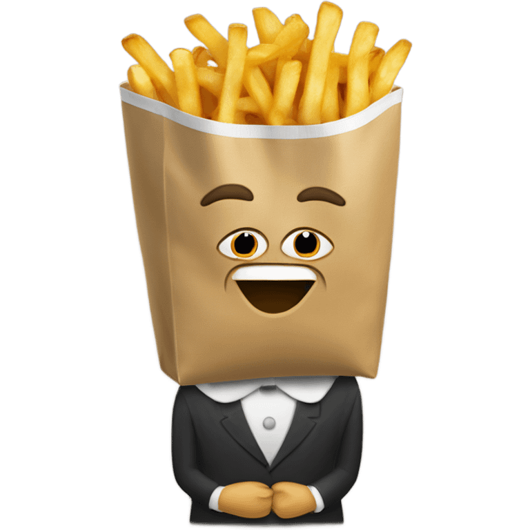 Put the bag in the fries emoji