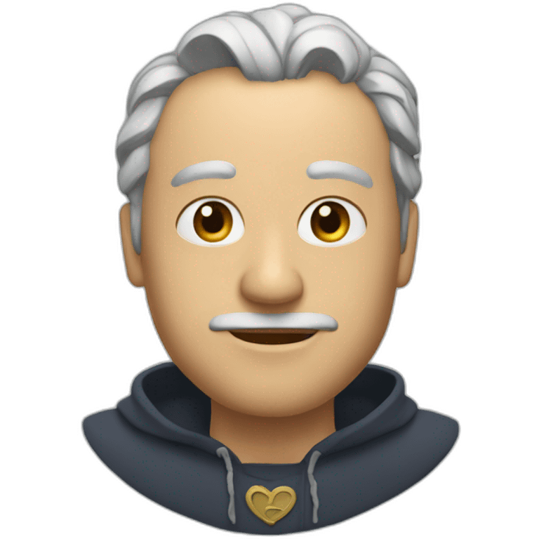 Cœur de pierre emoji