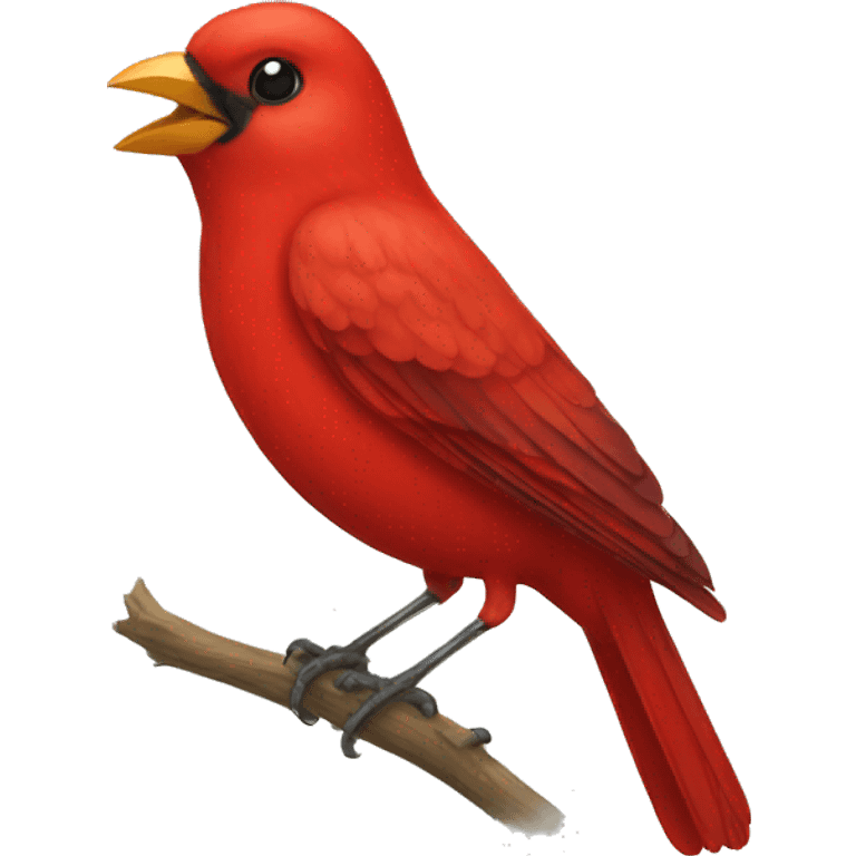 red bird emoji