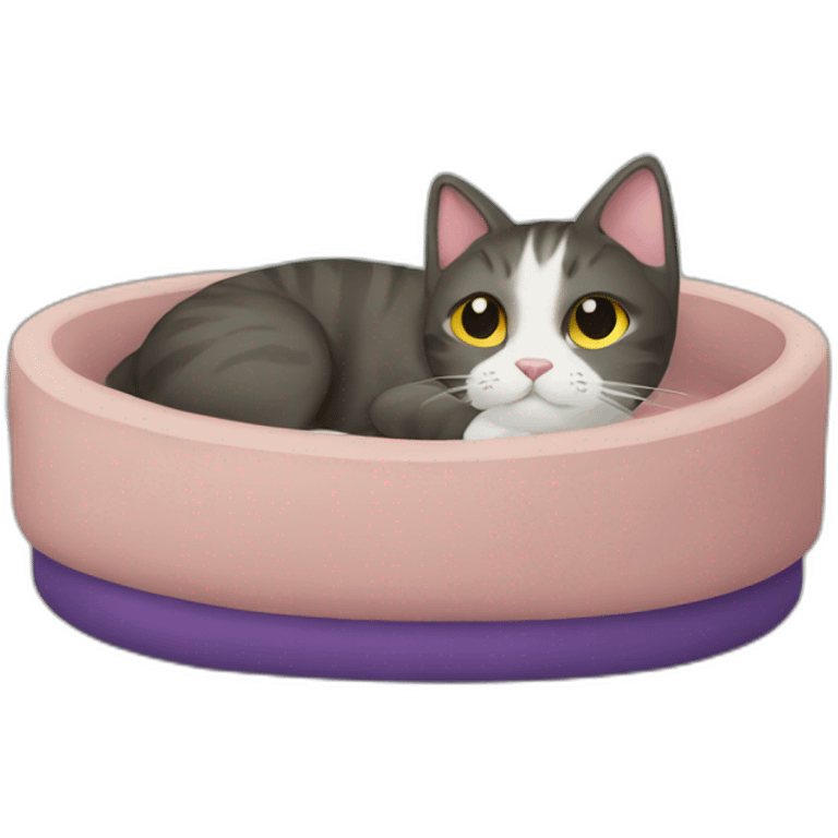 Cat bed emoji