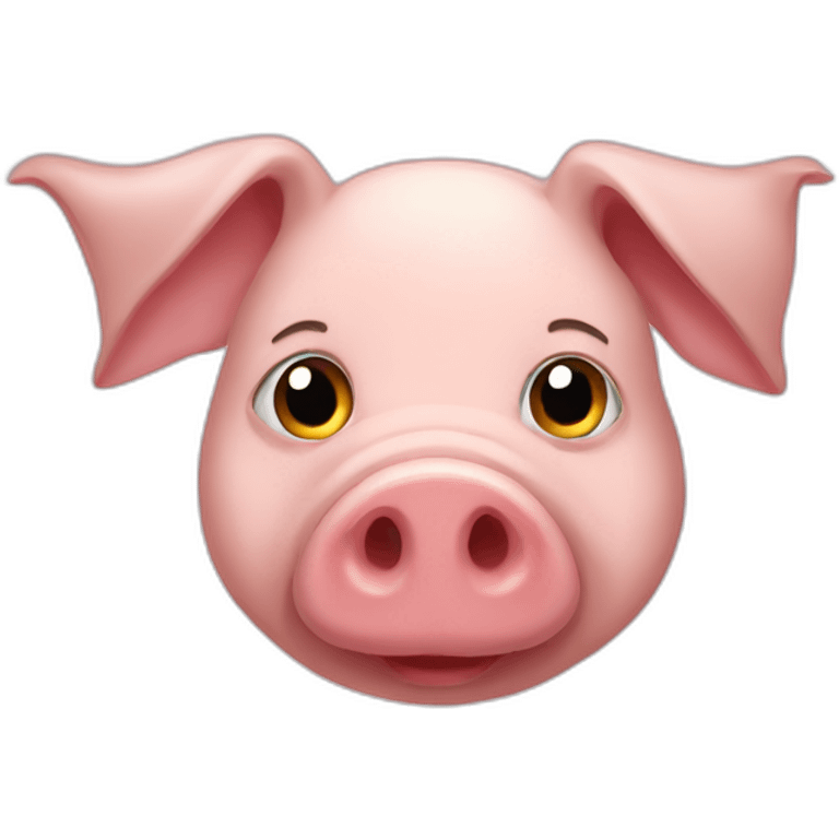 old pig emoji