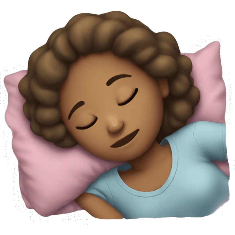 girl sleeping emoji