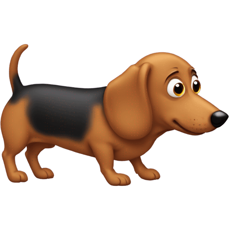 Weenie dog and a Hog combined emoji