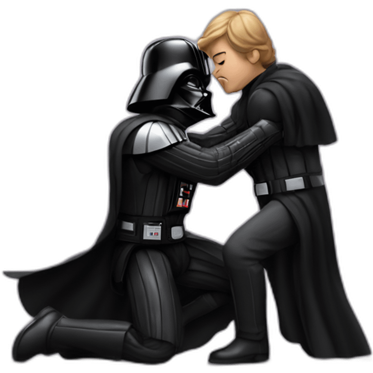 Darth vader strangle a man emoji