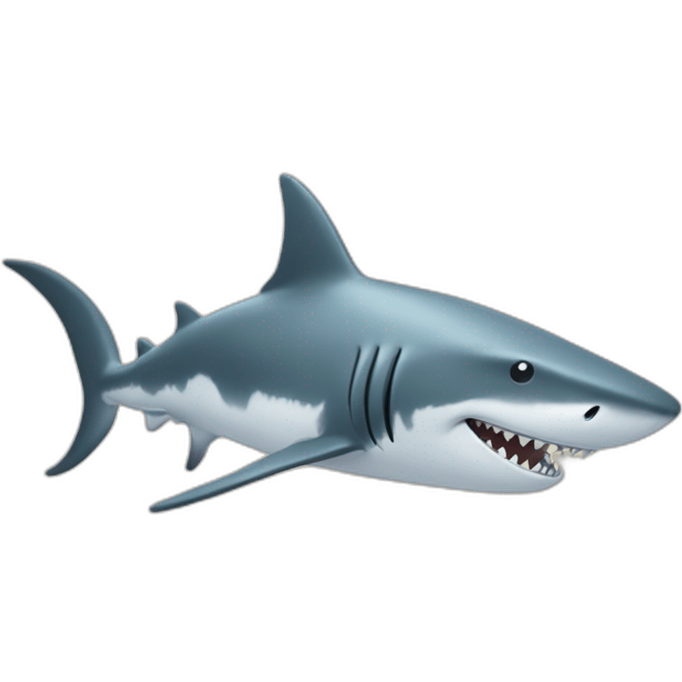 requin sur un nuage emoji