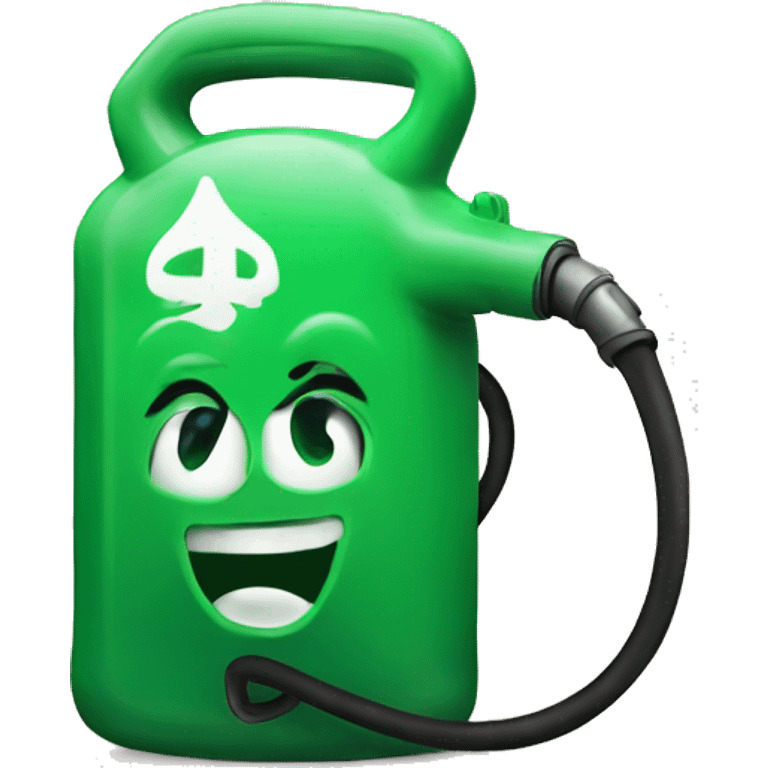 Petrol bowser with dollar sign  emoji