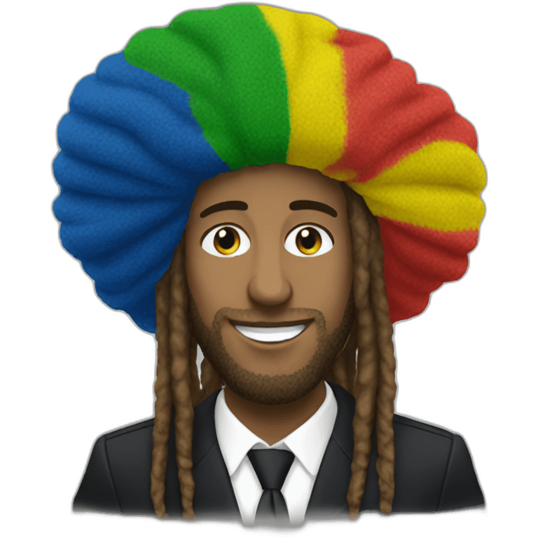 Rasta macron emoji