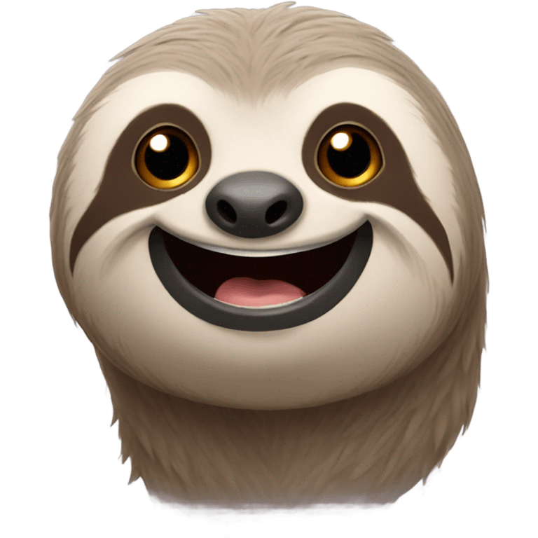 smiled sloth emoji