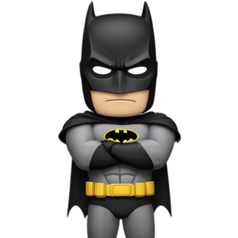 batman with arms crossed emoji