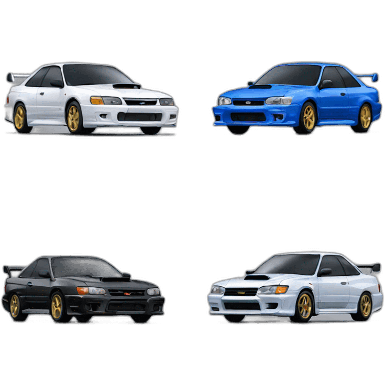 Subaru gc8 vs ford emoji