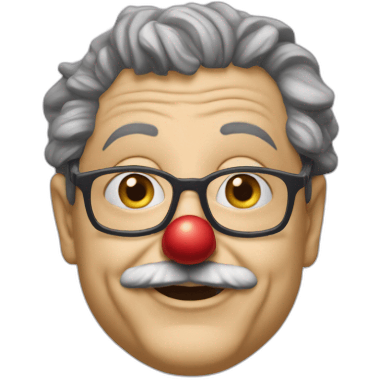 Jena luc mélanchon clown emoji