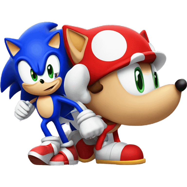 Sonic + mario emoji