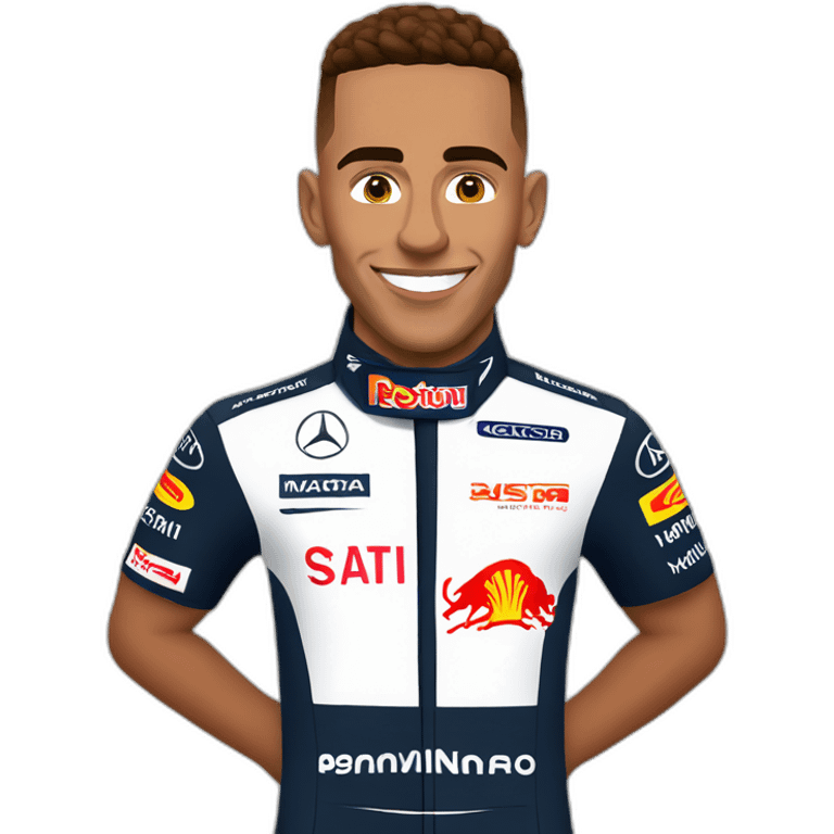 Lewis Hamilton avec Max verstappen emoji