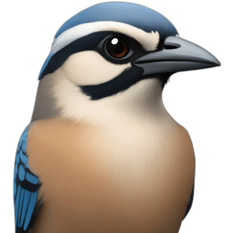 Eurasian jay emoji