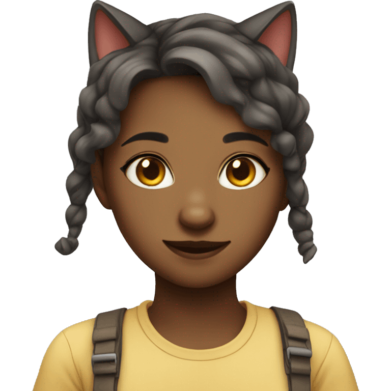 Cute Cat girl emoji