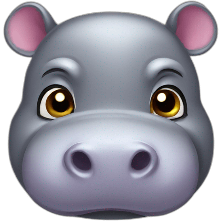 cute hippopotamus emoji