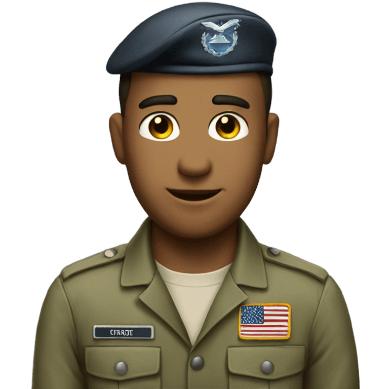 Military contract service dude emoji