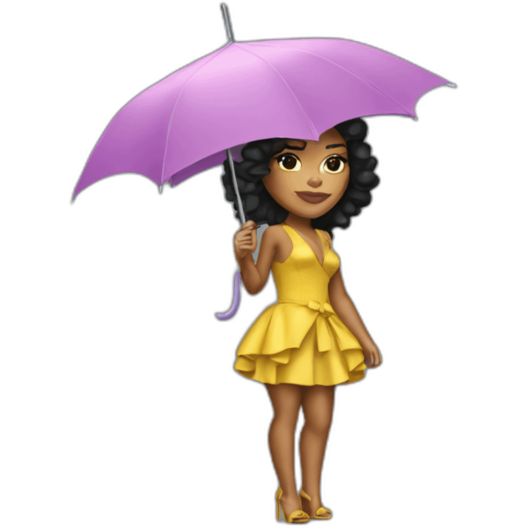 rihanna Holding an umbrella emoji