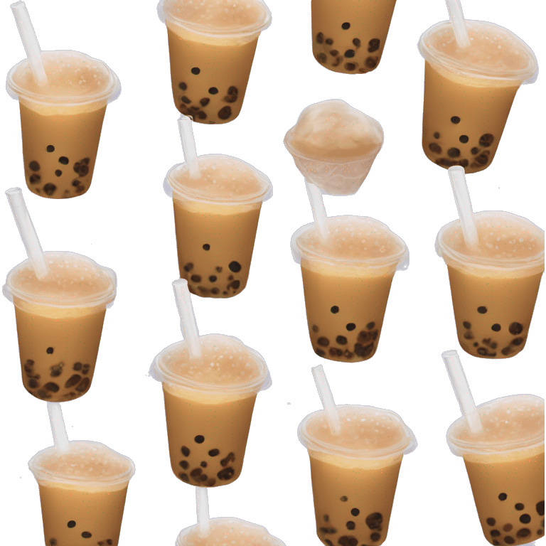 brown sugar bubble tea emoji