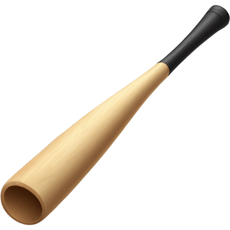 Baseball bat with a hole emoji