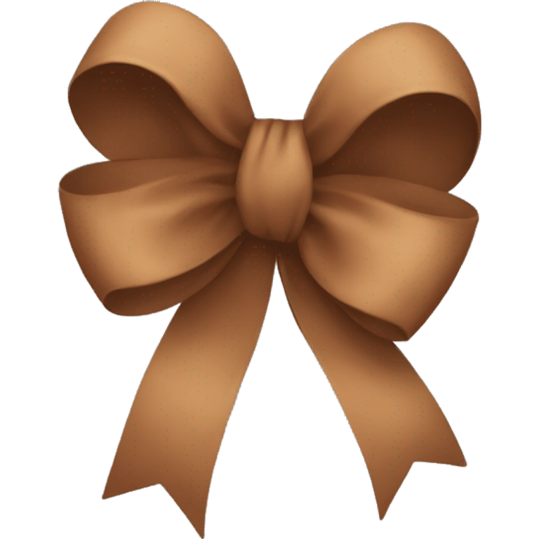 brown cute bow emoji