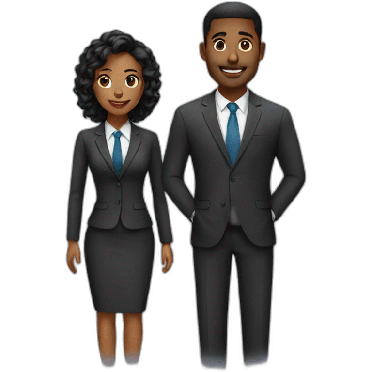 business black couple emoji