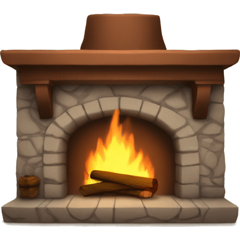 Cozy fire place emoji