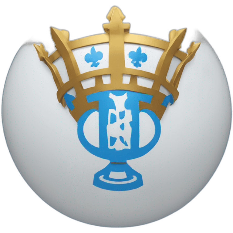 Le logo de l'Olympique de Marseille emoji