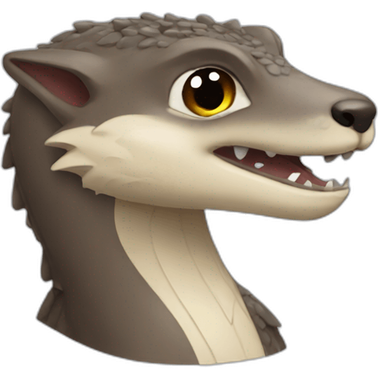 Loutre dragon emoji