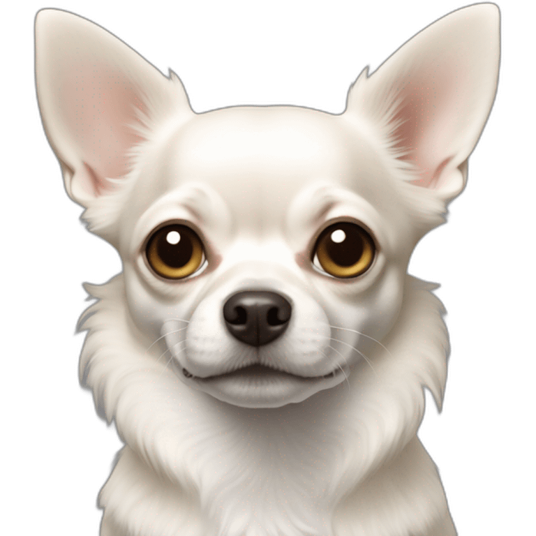 Chihuahua grande blanco  emoji