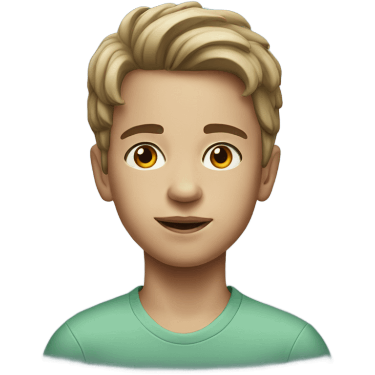 realistic portrait of a boy emoji