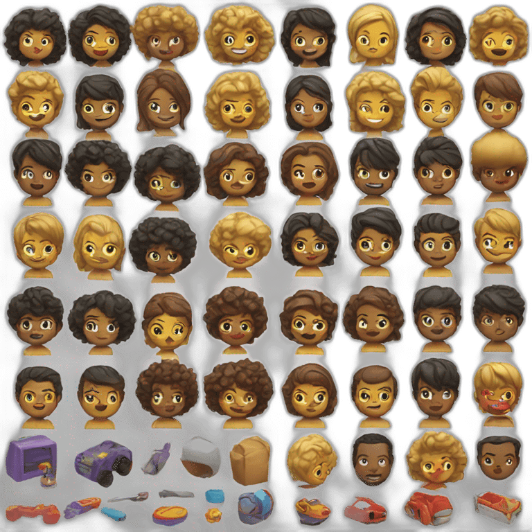 Kids toys emoji