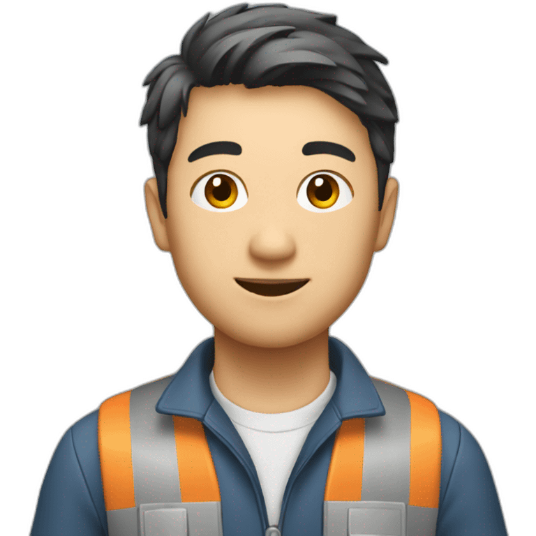 Asian Research Engineer Mechanic emoji