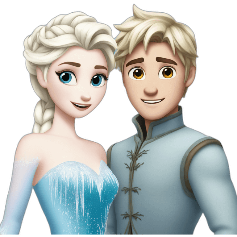 Elsa, Jack Frost emoji