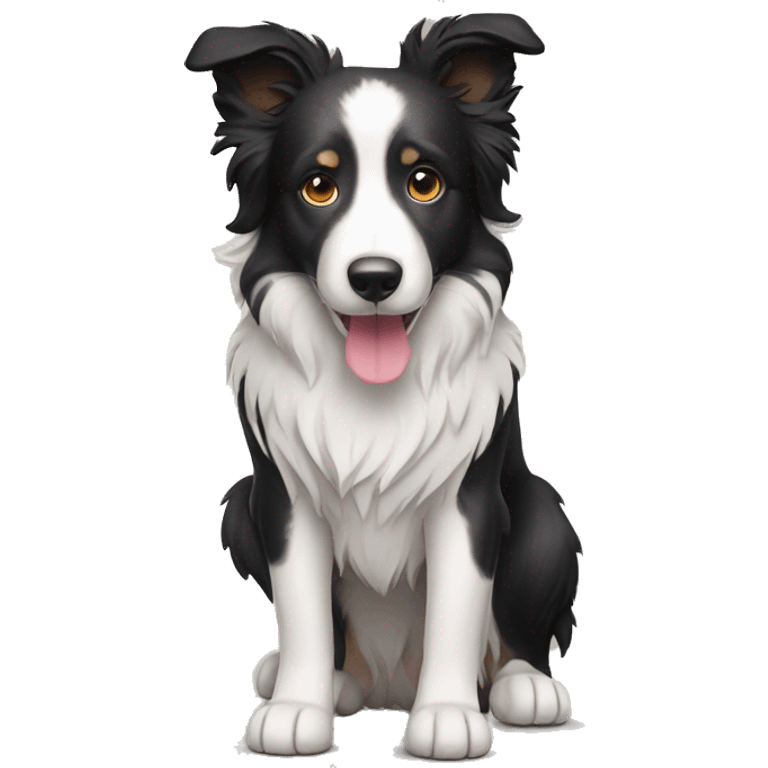 Border Collie Dog Full Body emoji