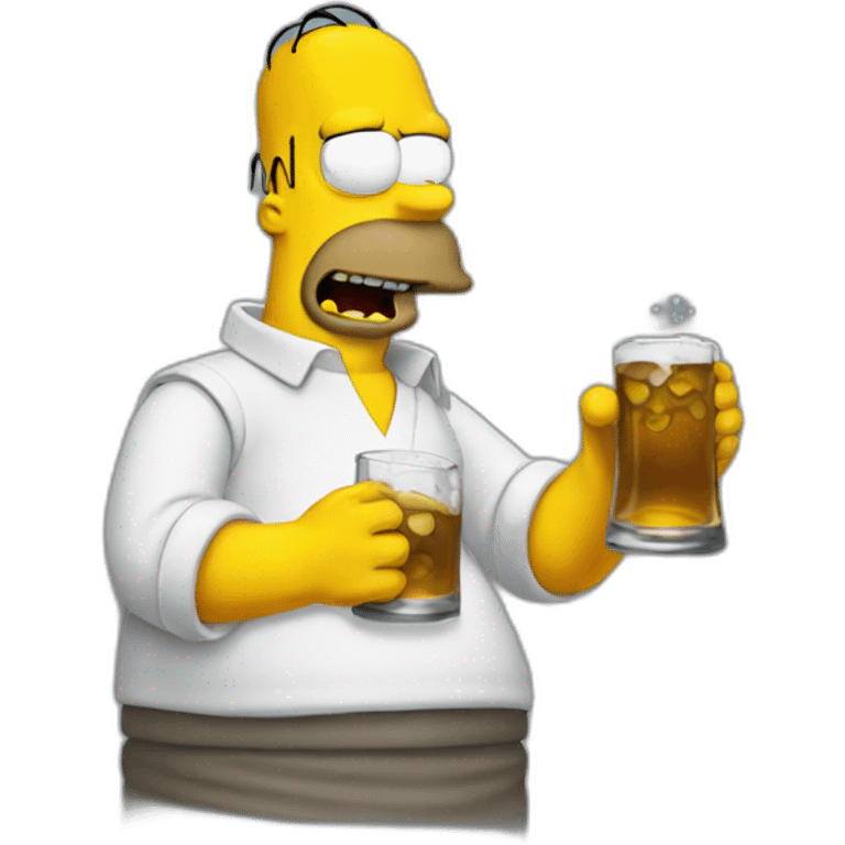 Drunk homer emoji