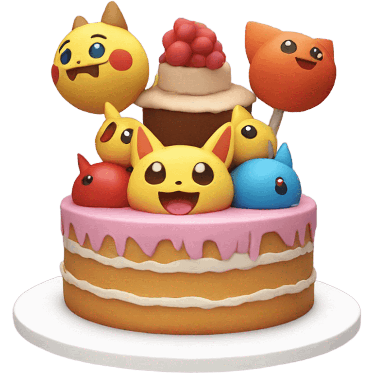 Pokemon cake emoji