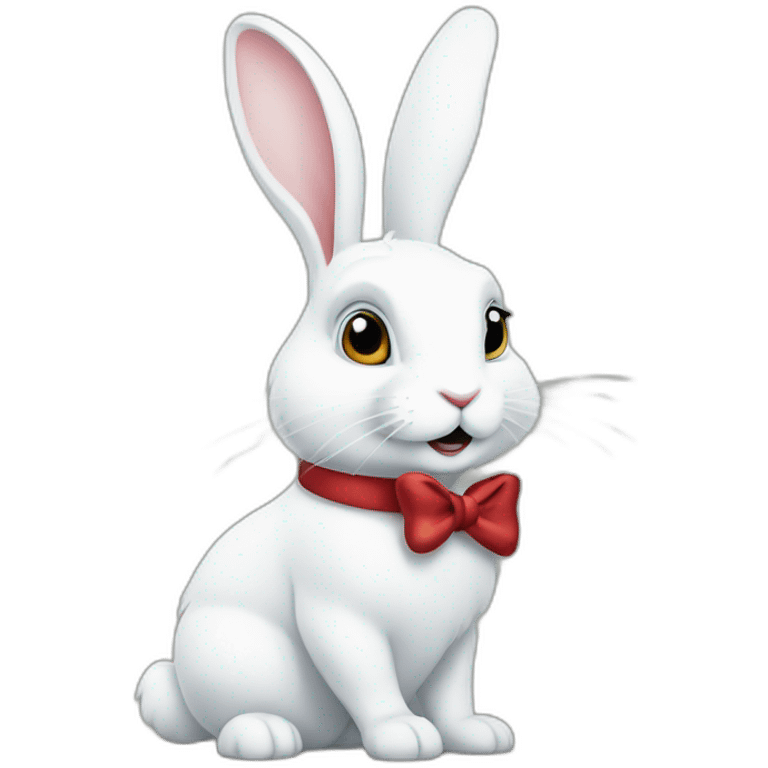 White Rabbit in Alice's Adventures in Wonderland emoji