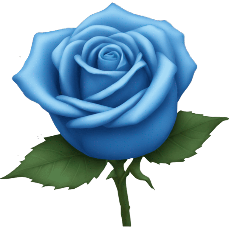 blue rose  emoji