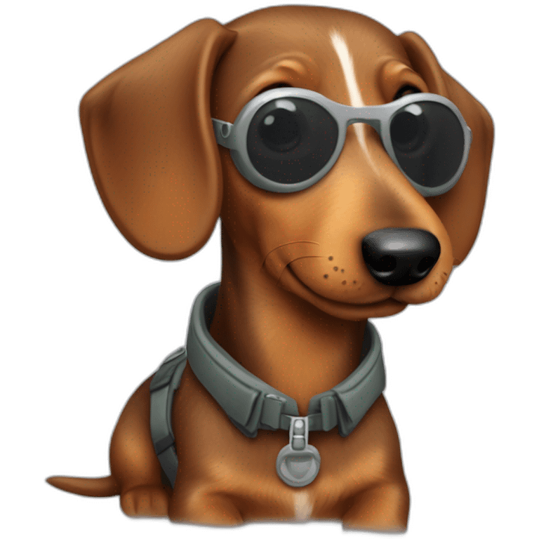 wire-haired daschund pilot emoji