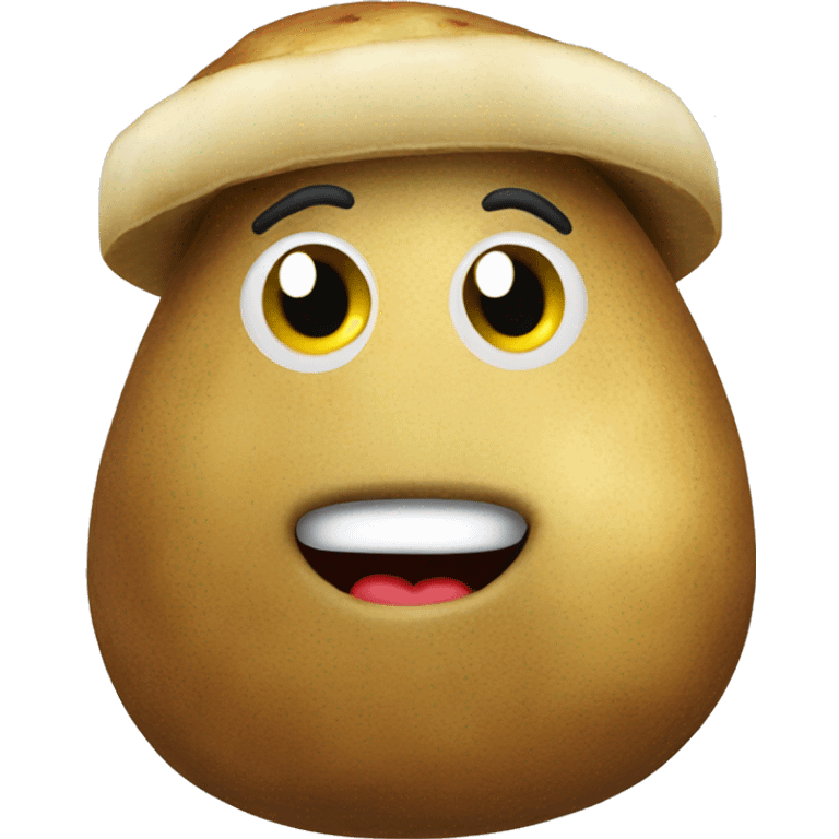 Christmas potato emoji