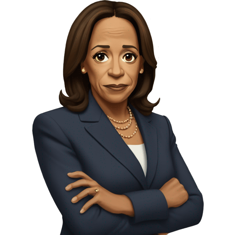 Kamala Harris sad emoji