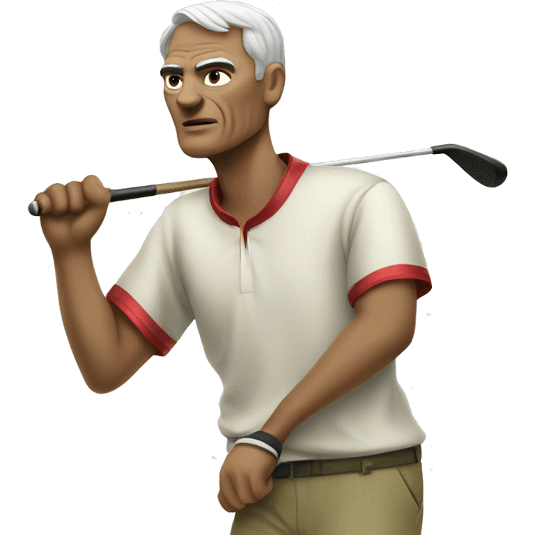 Julius Caesar golfing emoji