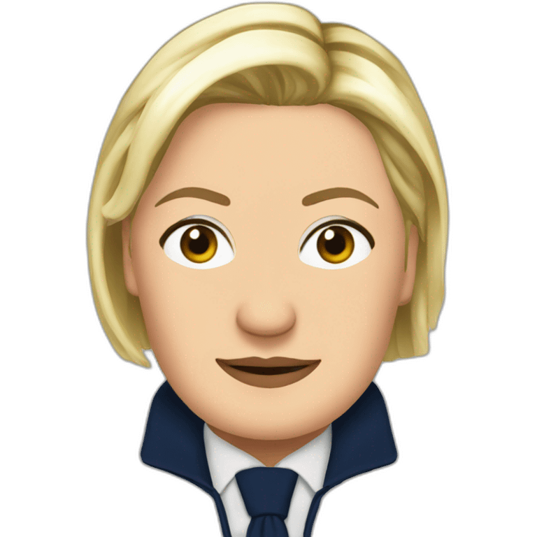 marine le pen  emoji