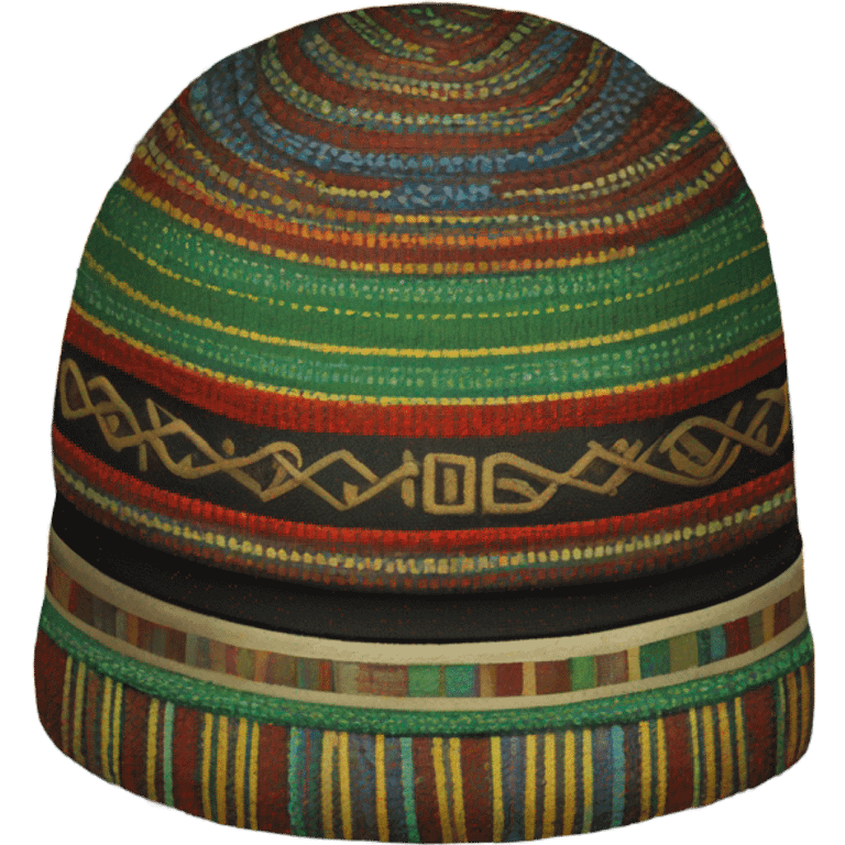 African Kufi hat emoji