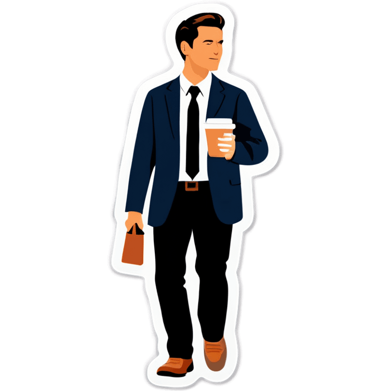 Coffee walking  emoji